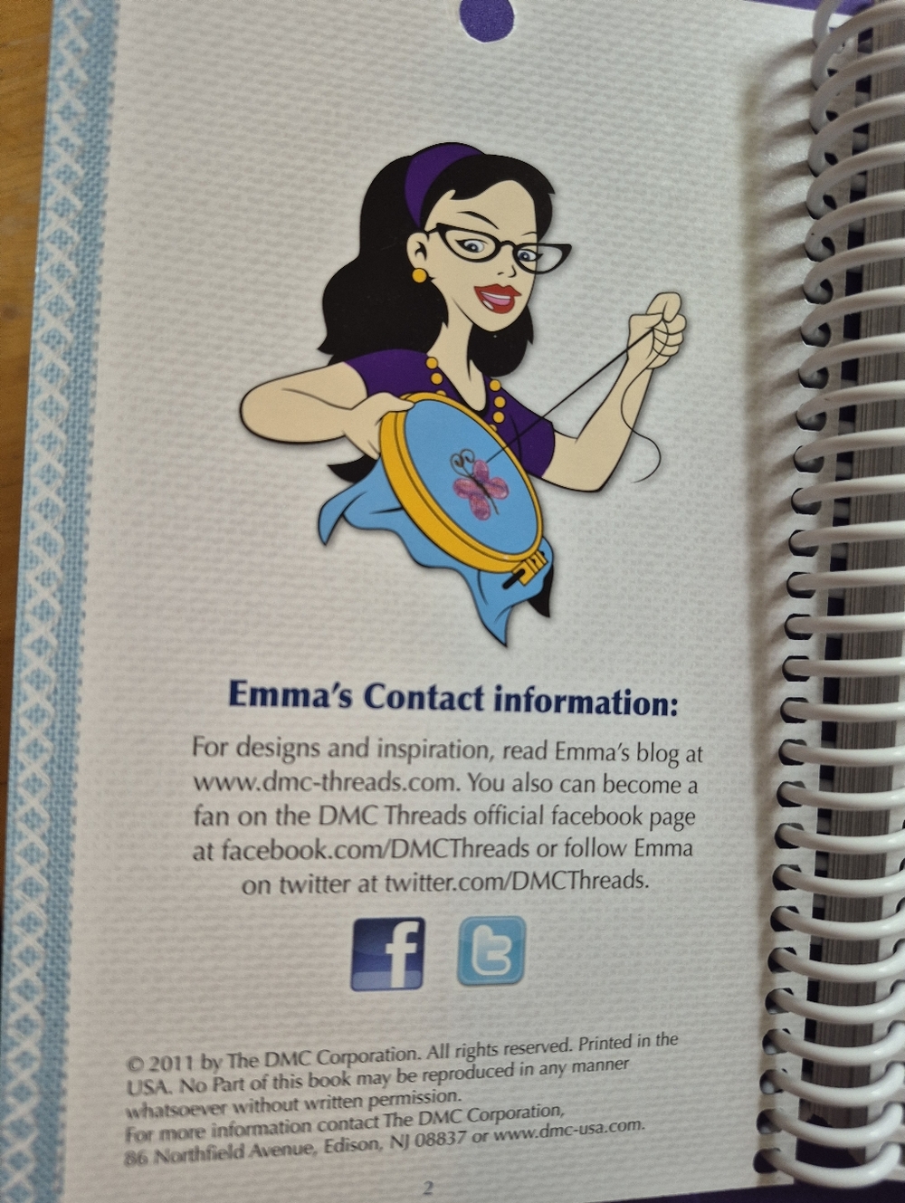 Emma Broidery's Embroidery Stitch Tool Book - Picture 2 of 4